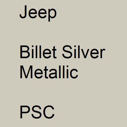 Jeep, Billet Silver Metallic, PSC.